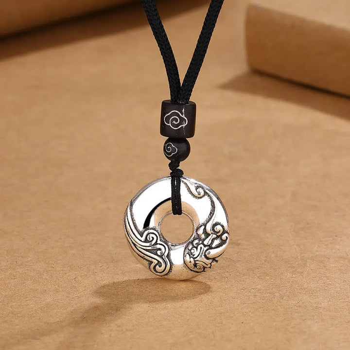 BWOOOH PiXiu peace buckle copper wealth necklace pendant