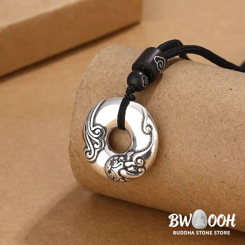Buddha Stones PiXiu Peace Buckle Copper Wealth Necklace Pendant - BWOOOH - PiXiu(Wealth♥Luck) - Necklaces & Pendants