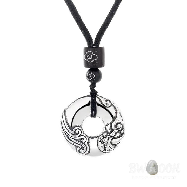 Buddha Stones PiXiu Peace Buckle Copper Wealth Necklace Pendant - BWOOOH - PiXiu(Wealth♥Luck) - Necklaces &amp; Pendants