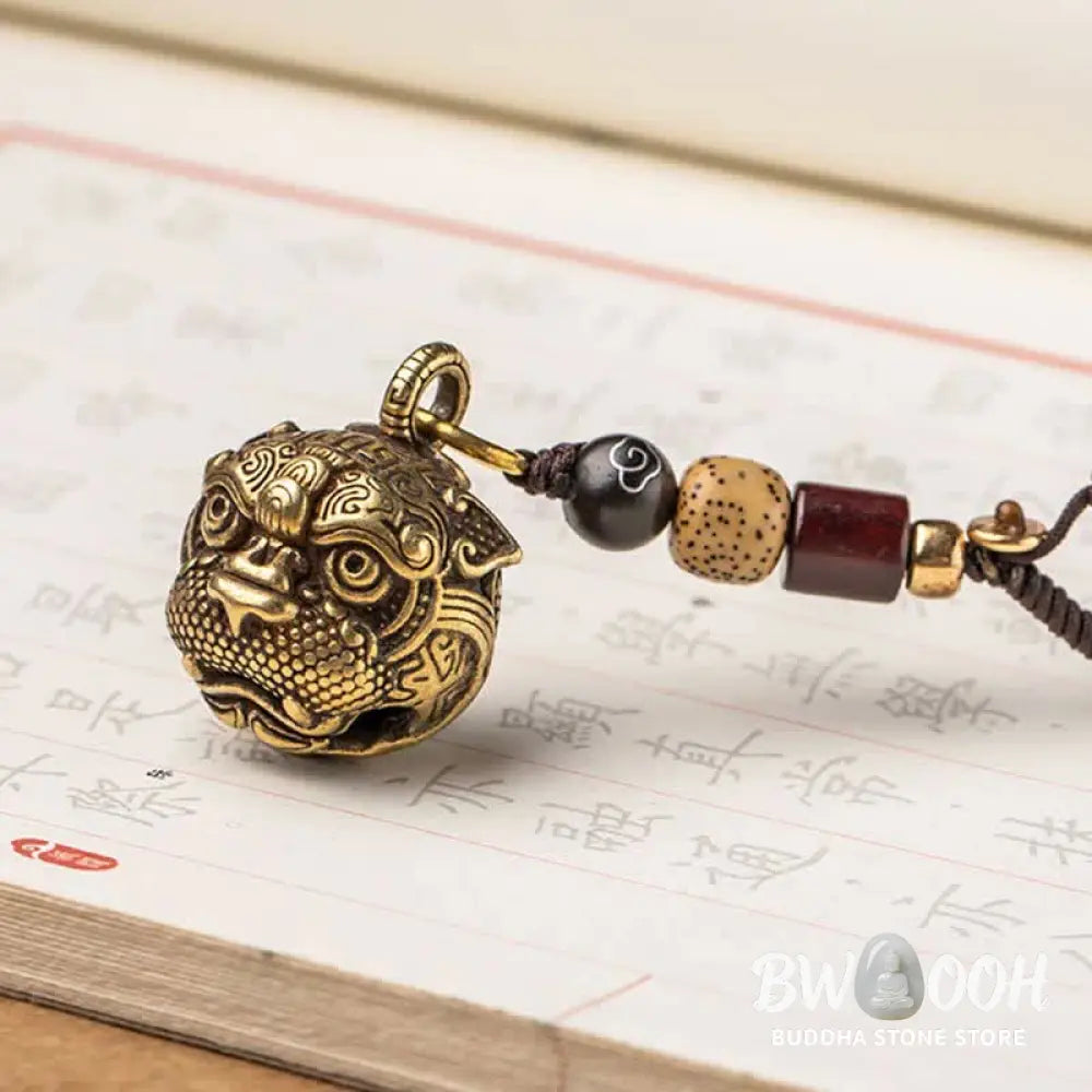 Buddha Stones PiXiu Wealth Copper Key Chain - Key Chain
