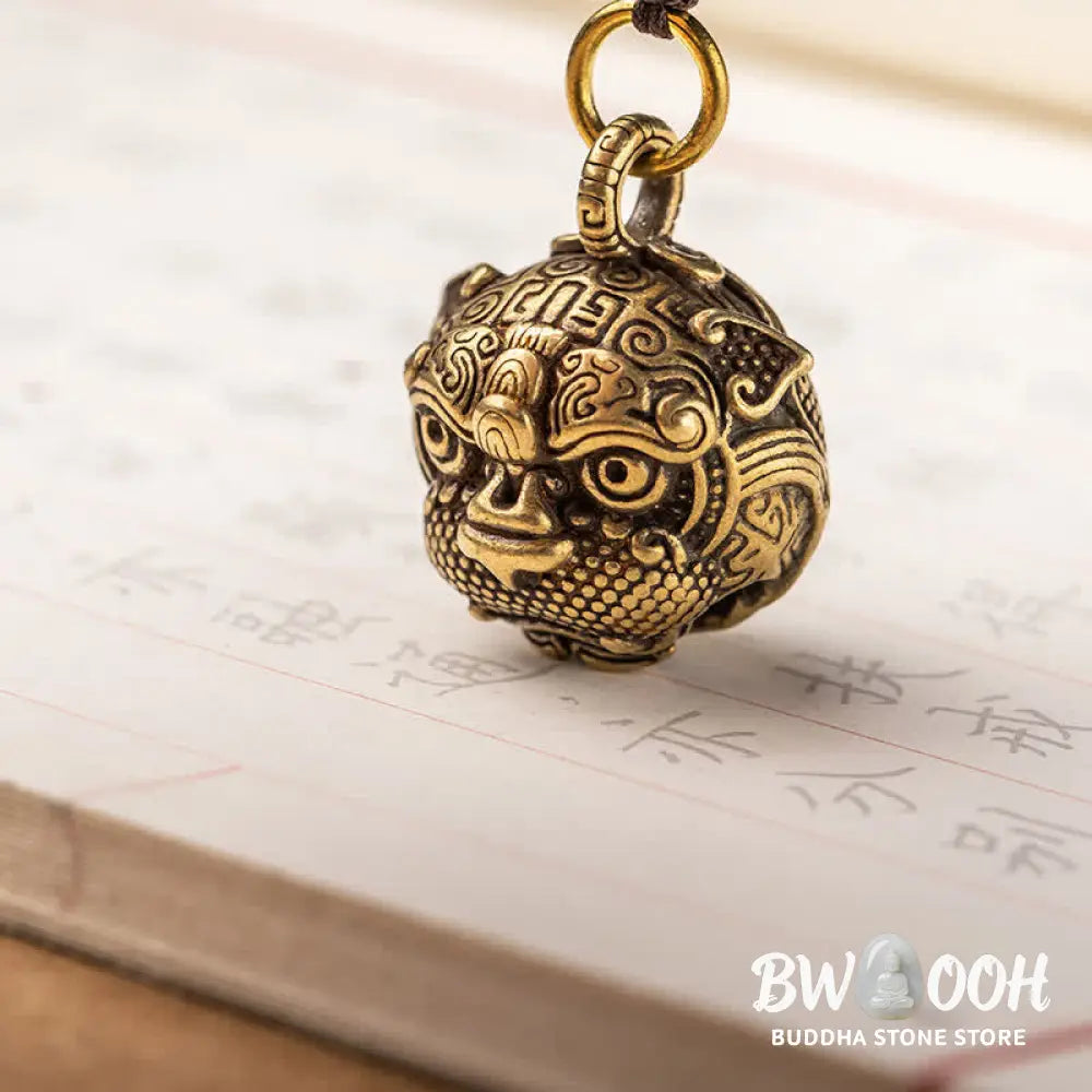 Buddha Stones PiXiu Wealth Copper Key Chain - Key Chain