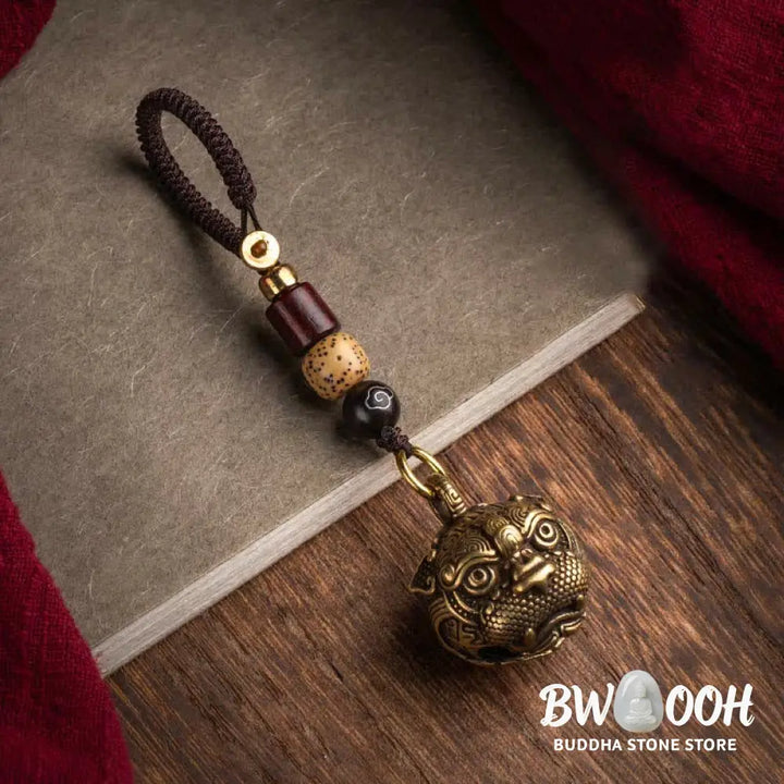 Buddha Stones PiXiu Wealth Copper Key Chain - Key Chain