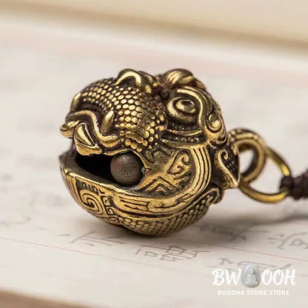 Buddha Stones PiXiu Wealth Copper Key Chain - Key Chain