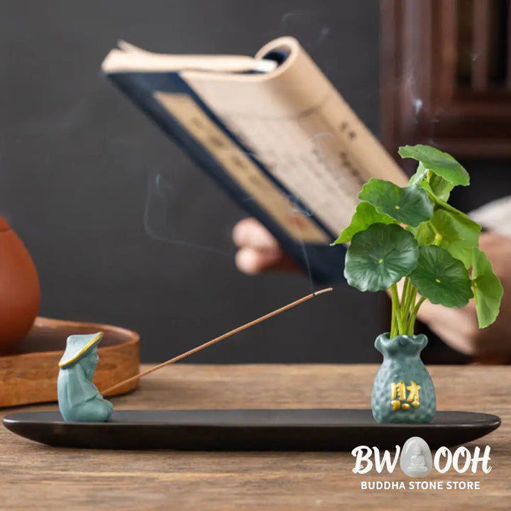 Buddha Stones Pixiu Wealth Home Decoration Incense Burner - Incense Burner