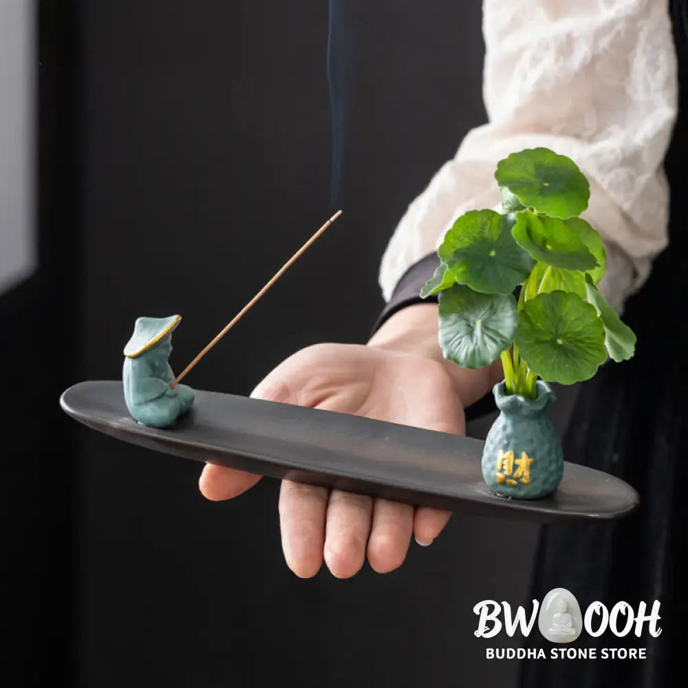 Buddha Stones Pixiu Wealth Home Decoration Incense Burner - Incense Burner