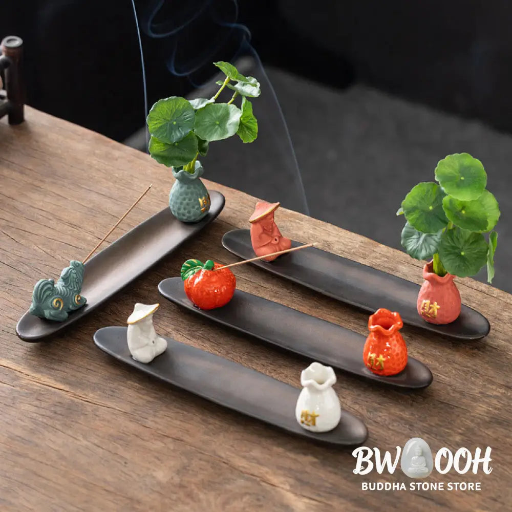 Buddha Stones Pixiu Wealth Home Decoration Incense Burner - Incense Burner