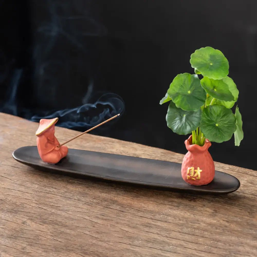 BWOOOH handcrafted incense burner - Pixiu Wealth Home Decoration Incens