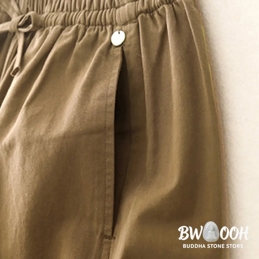 BWOOOH printed harem pants - Plain 7-8 Length Women&