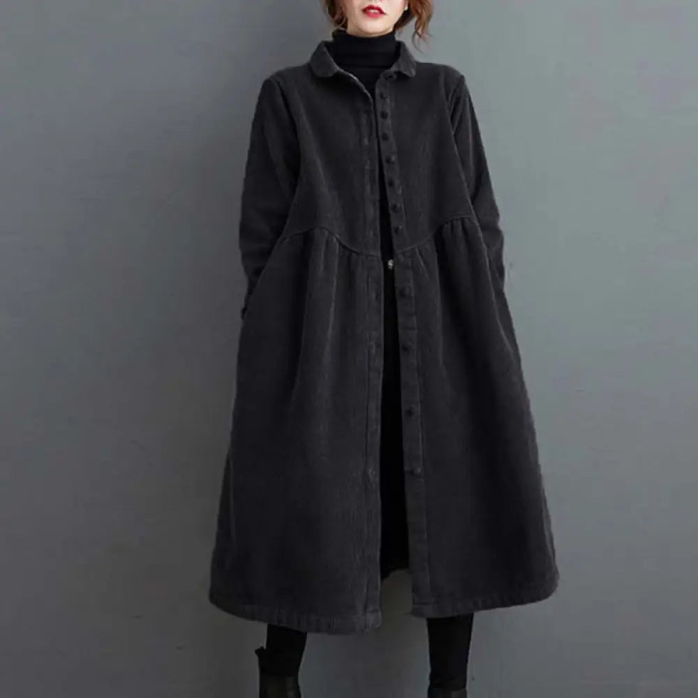 BWOOOH Plain Buttons Long Sleeve Women&