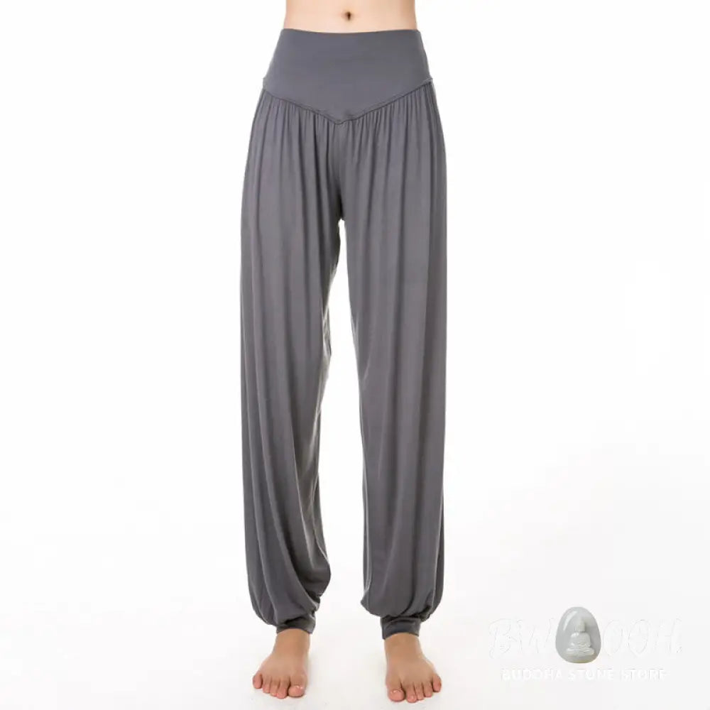 BWOOOH printed harem pants - Plain Color Loose Modal Yoga Dance Harem