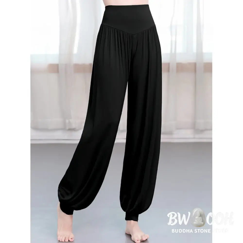 BWOOOH printed harem pants - Plain Color Loose Modal Yoga Dance Harem