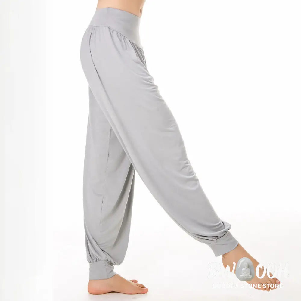 BWOOOH printed harem pants - Plain Color Loose Modal Yoga Dance Harem