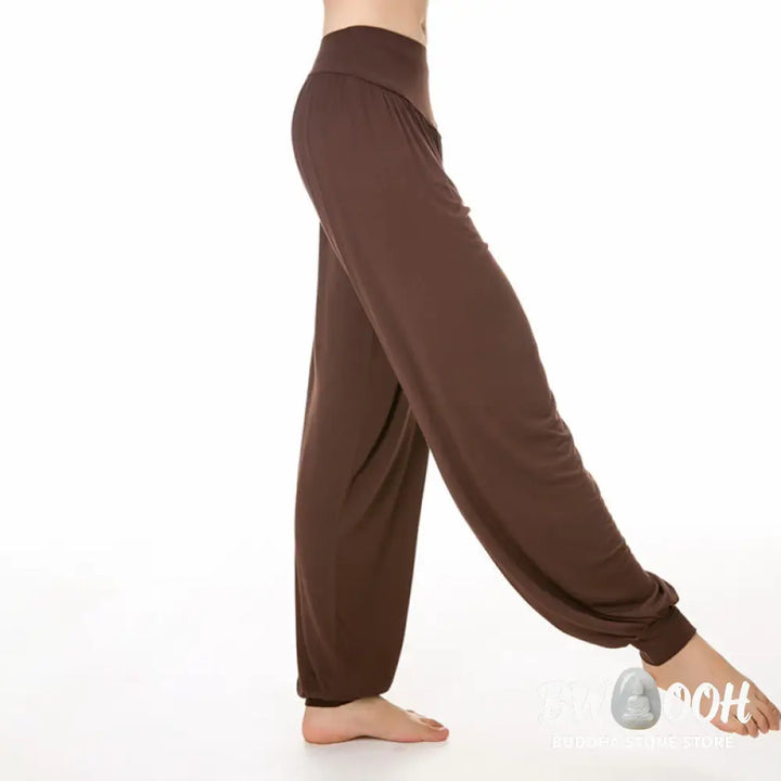 BWOOOH printed harem pants - Plain Color Loose Modal Yoga Dance Harem