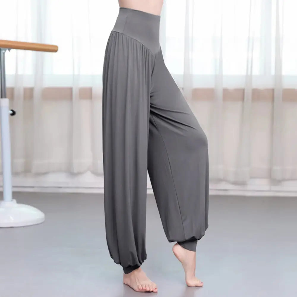 BWOOOH printed harem pants - Plain Color Loose Modal Yoga Dance Harem