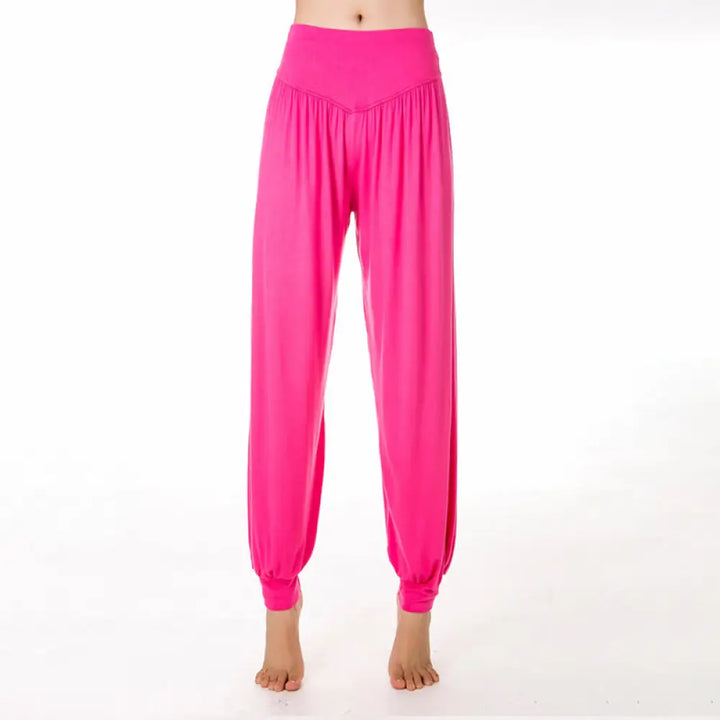 BWOOOH printed harem pants - Plain Color Loose Modal Yoga Dance Harem