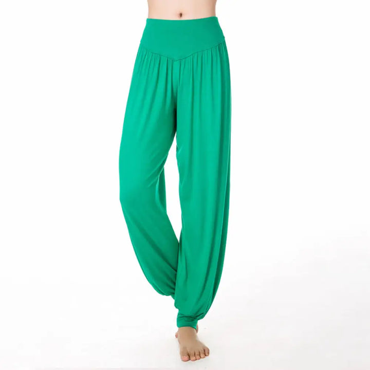 BWOOOH printed harem pants - Plain Color Loose Modal Yoga Dance Harem