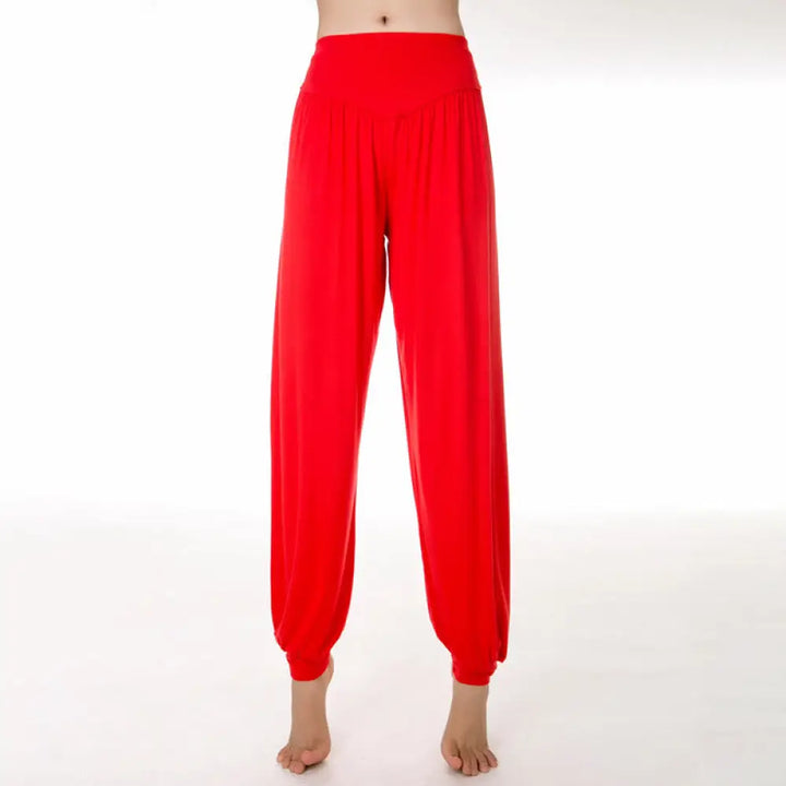 BWOOOH printed harem pants - Plain Color Loose Modal Yoga Dance Harem