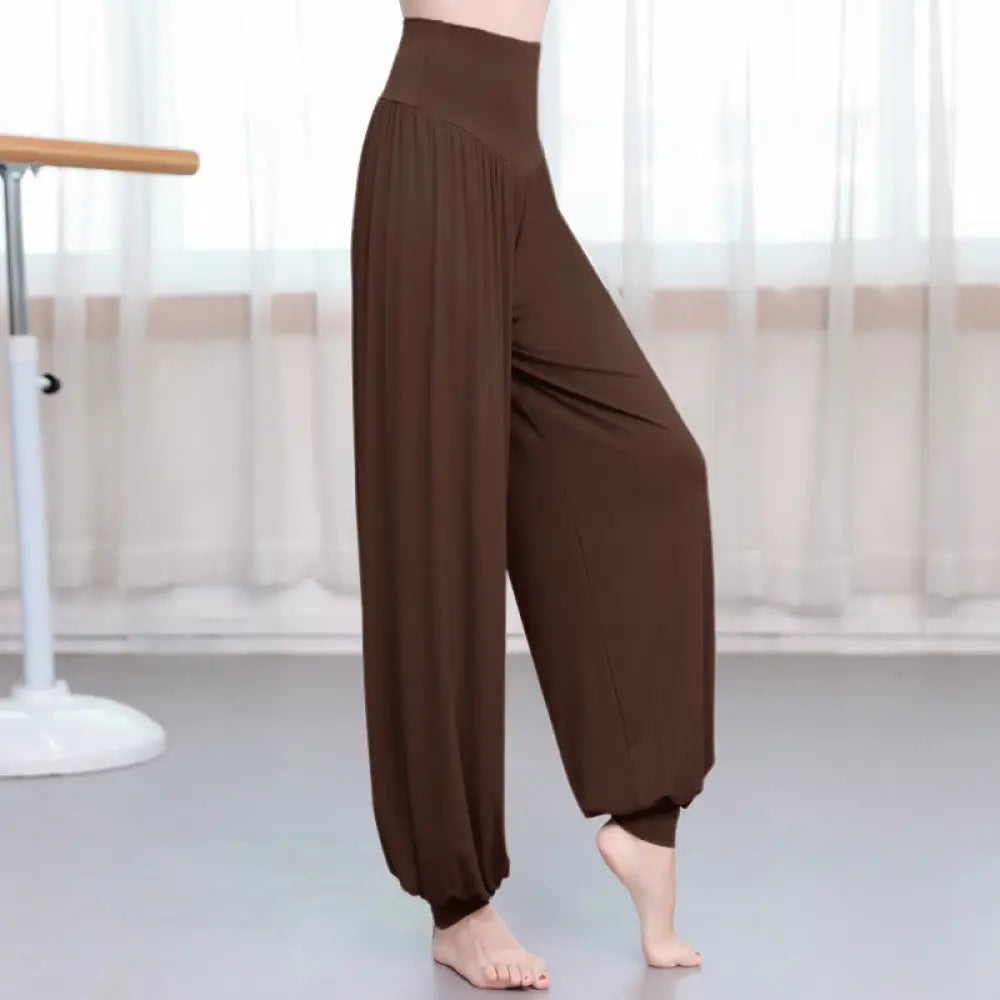 BWOOOH printed harem pants - Plain Color Loose Modal Yoga Dance Harem