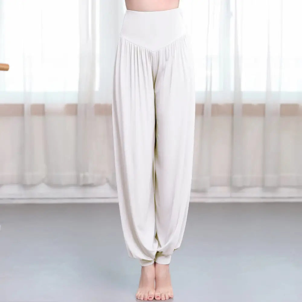 BWOOOH printed harem pants - Plain Color Loose Modal Yoga Dance Harem