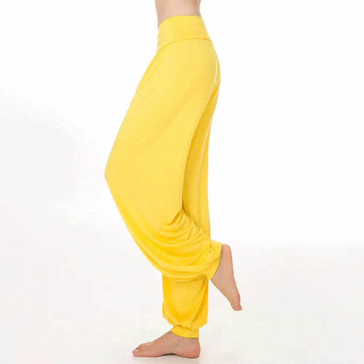 BWOOOH printed harem pants - Plain Color Loose Modal Yoga Dance Harem