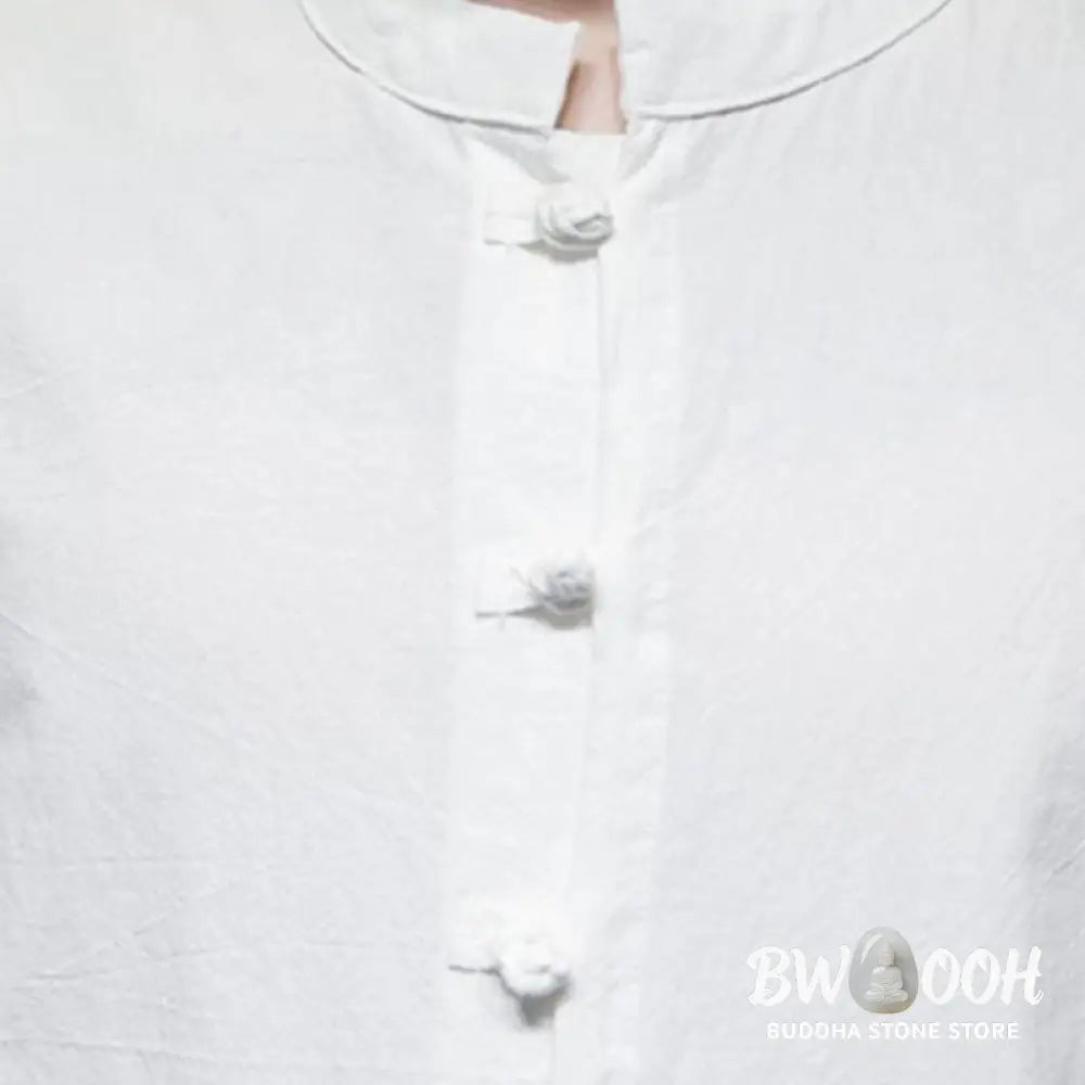 Buddha Stones Plain Color Men’s Half Sleeve Cotton Shirt - Men’s Shirts