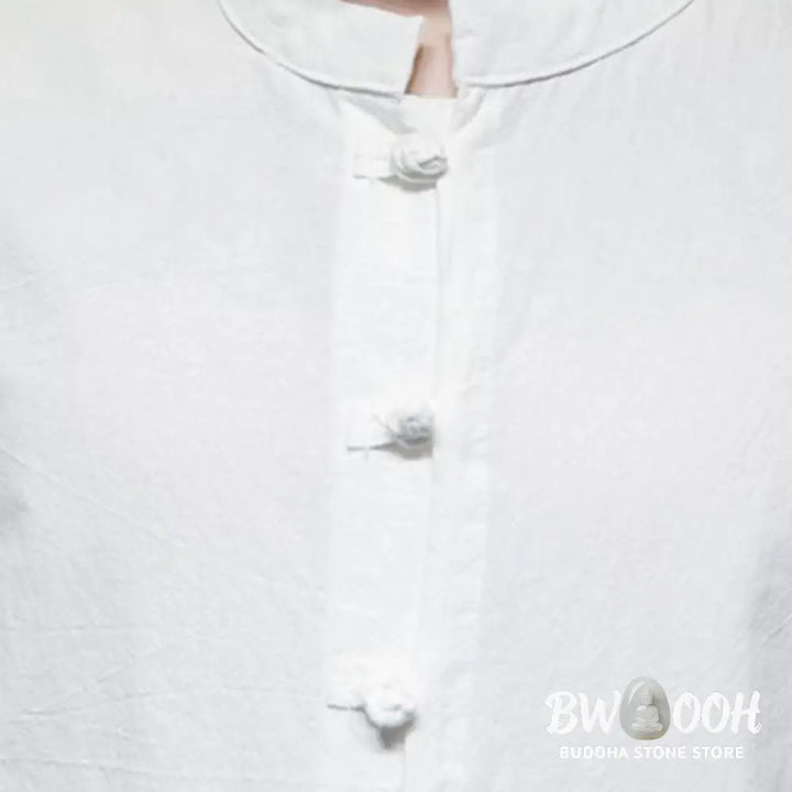 Buddha Stones Plain Color Men’s Half Sleeve Cotton Shirt - Men’s Shirts