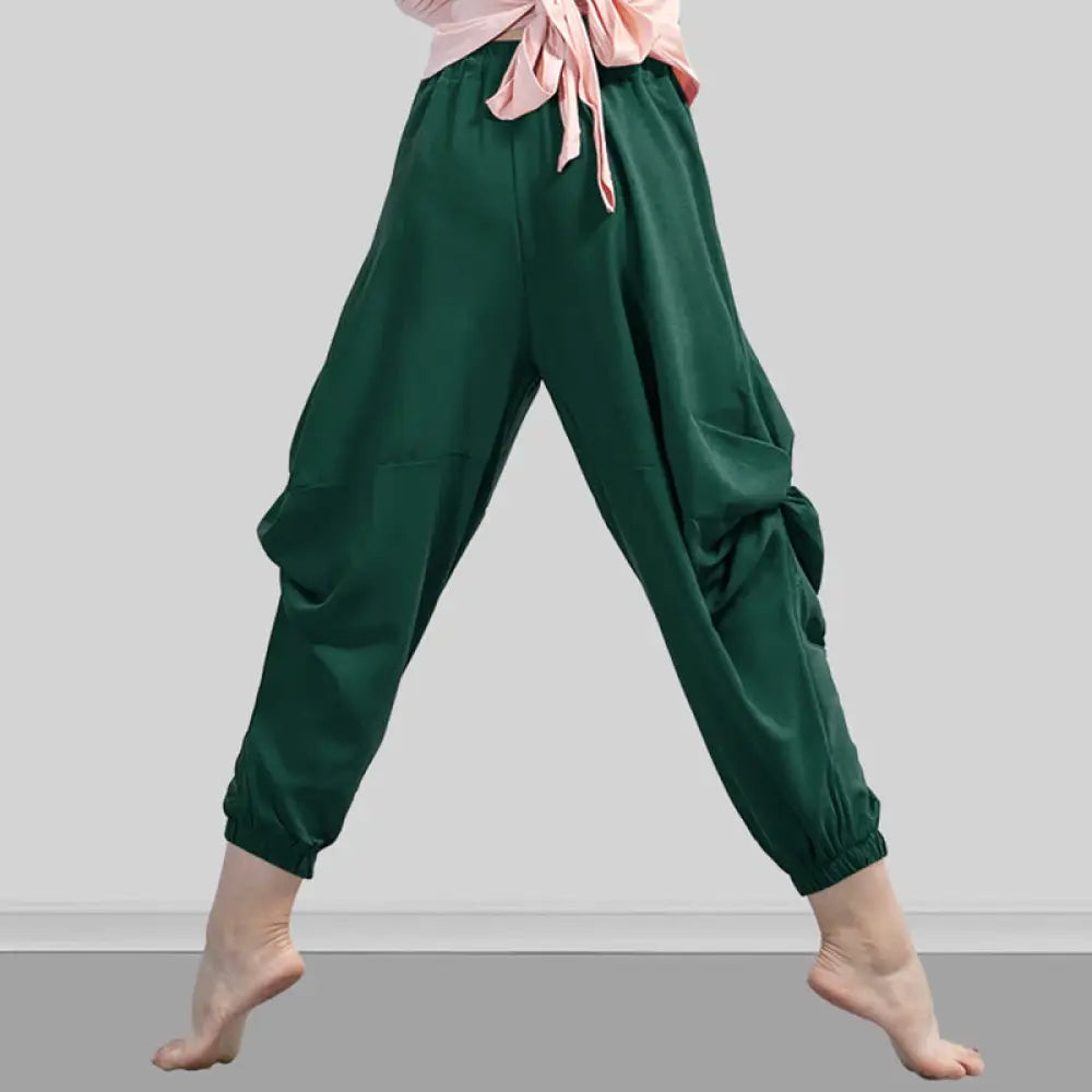 BWOOOH printed yoga pants - Plain Color Modal Dance Yoga Breathable 