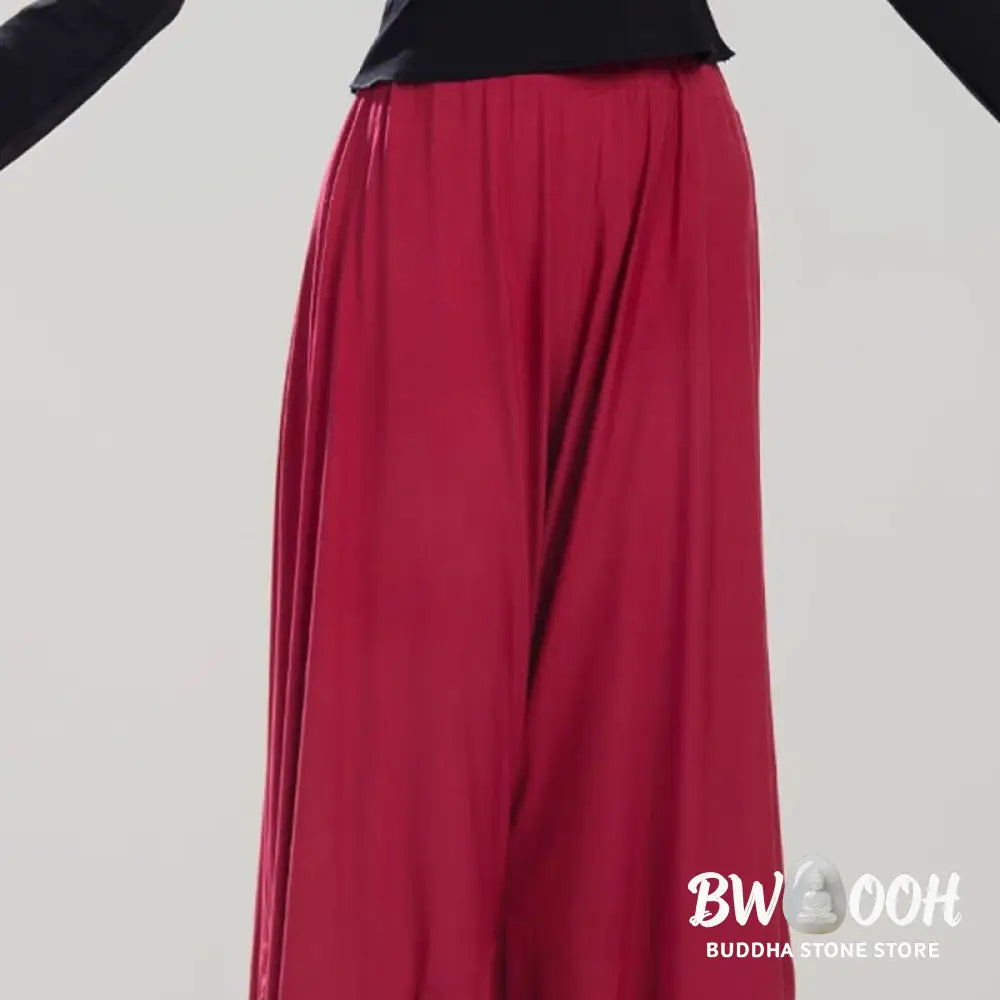 BWOOOH printed yoga pants - Plain Color Modal Dance Yoga Breathable 