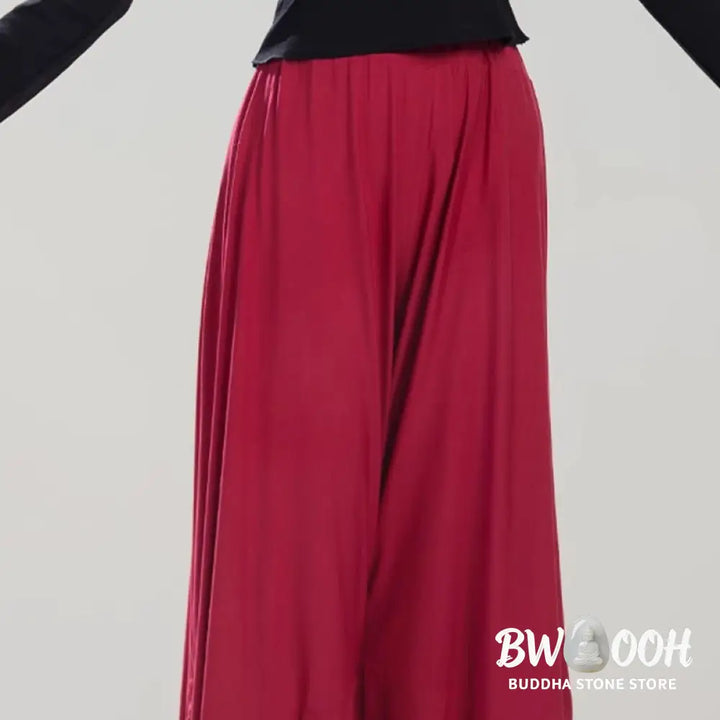 BWOOOH printed yoga pants - Plain Color Modal Dance Yoga Breathable 