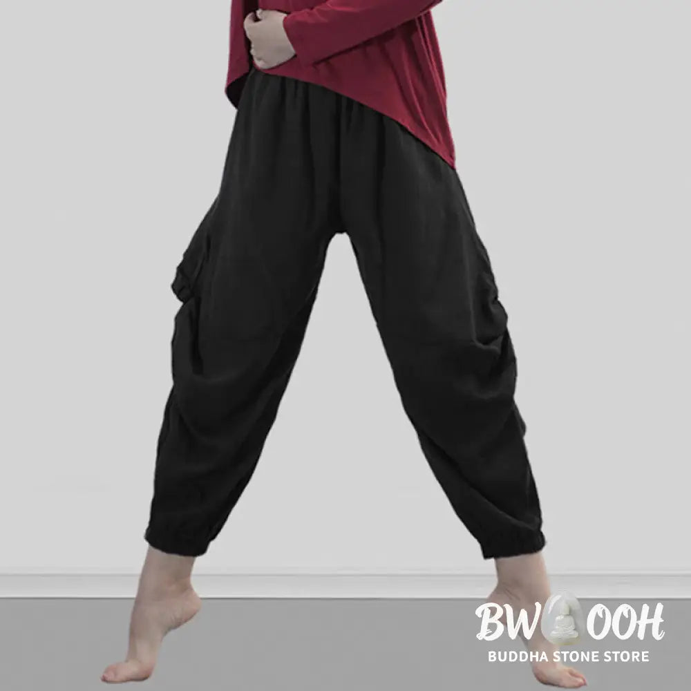 BWOOOH printed yoga pants - Plain Color Modal Dance Yoga Breathable 
