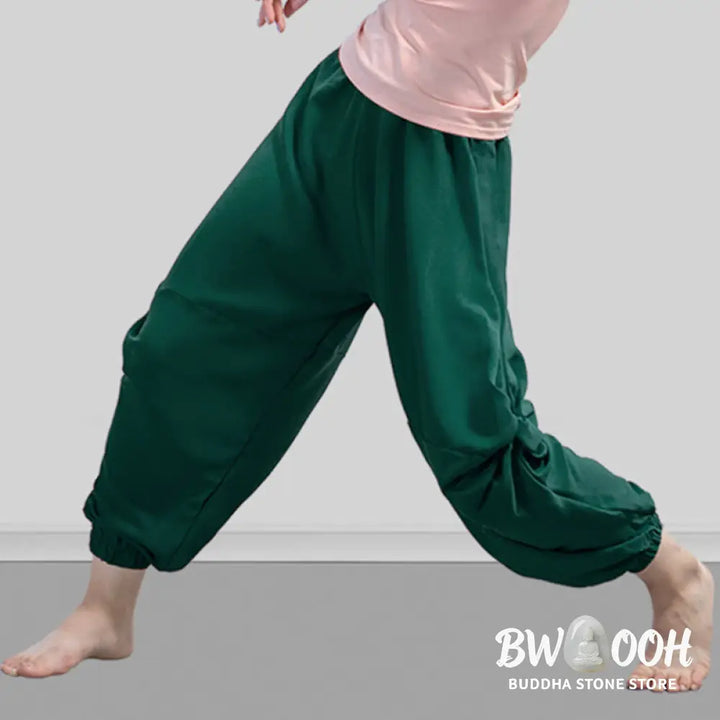 BWOOOH printed yoga pants - Plain Color Modal Dance Yoga Breathable 