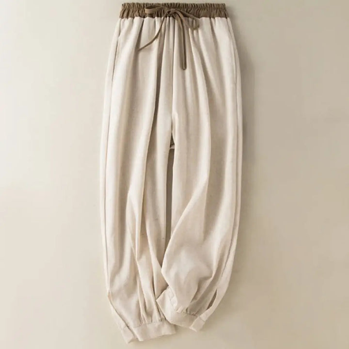 BWOOOH printed harem pants - Plain Cotton Drawstring Women&