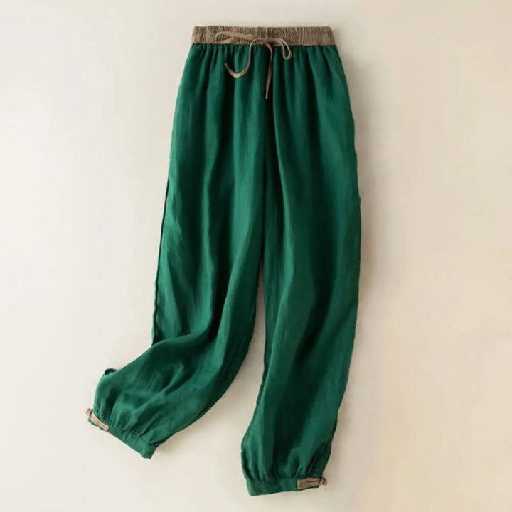 BWOOOH printed harem pants - Plain Cotton Drawstring Women&