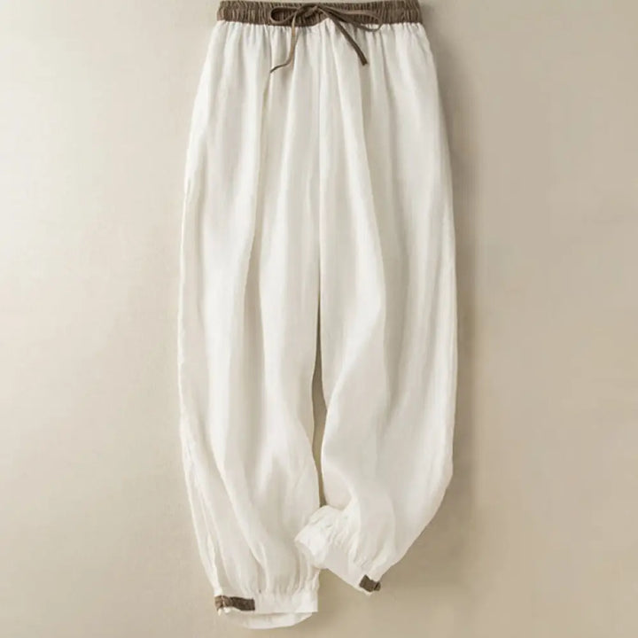 BWOOOH printed harem pants - Plain Cotton Drawstring Women&
