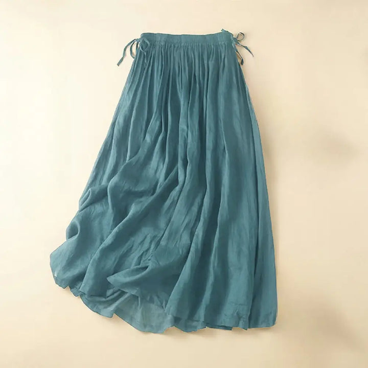 BWOOOH Plain Lace Up Elastic Waist Women&
