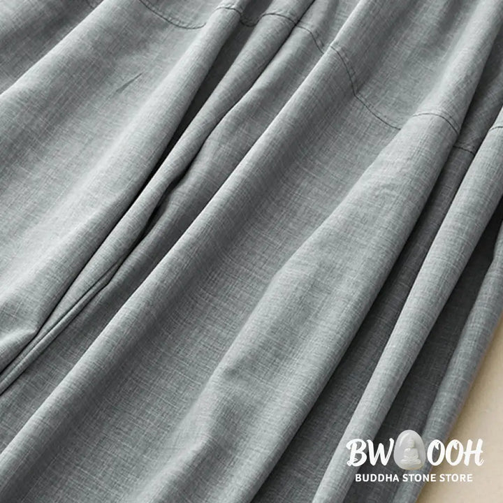 BWOOOH printed wide-leg yoga pants - Plain LightSteelBlue Women&