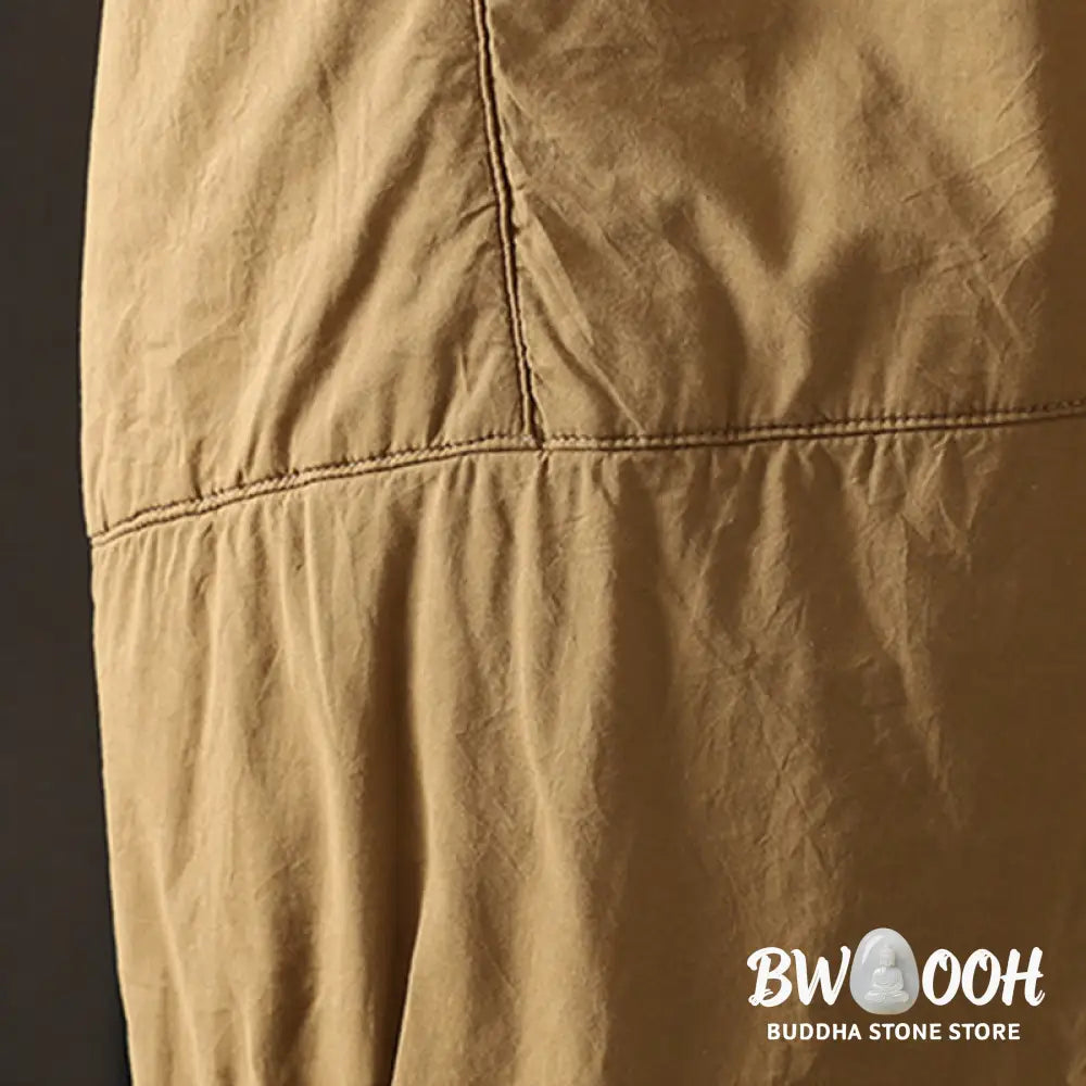 Buddha Stones Plain Warm Women’s Harem Pants With Pockets - Women’s Harem Pants