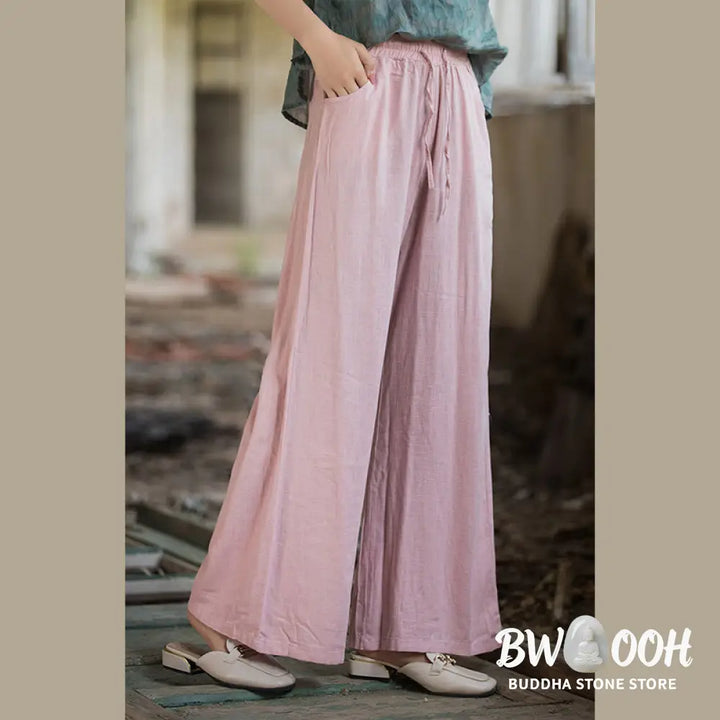 BWOOOH printed wide-leg yoga pants - Plain Wide Leg Pants Dance Women&