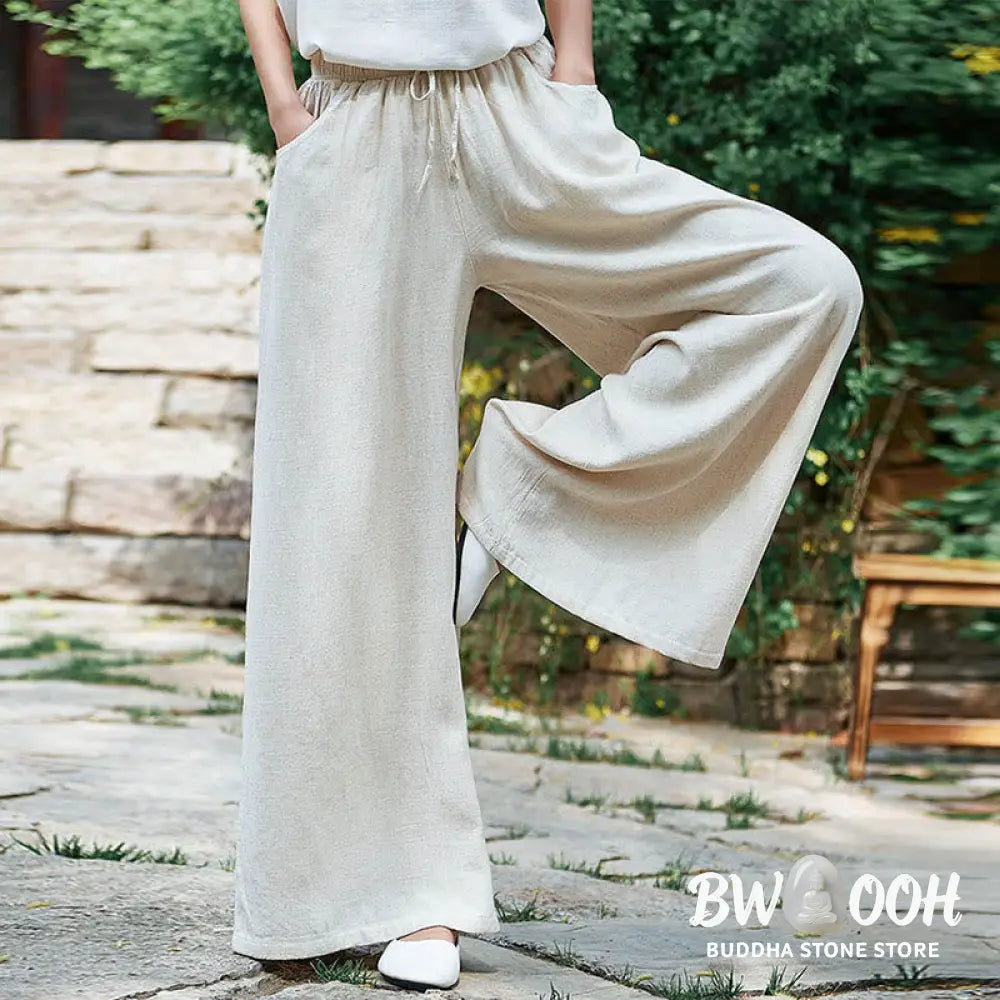 BWOOOH printed wide-leg yoga pants - Plain Wide Leg Pants Dance Women&