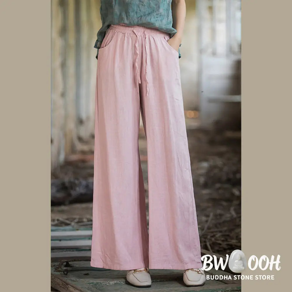 BWOOOH printed wide-leg yoga pants - Plain Wide Leg Pants Dance Women&