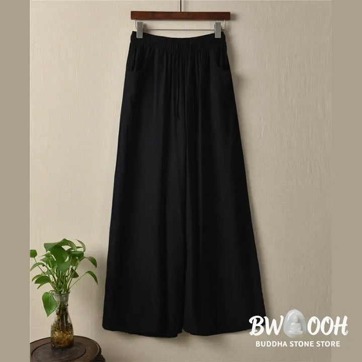 BWOOOH printed wide-leg yoga pants - Plain Wide Leg Pants Dance Women&