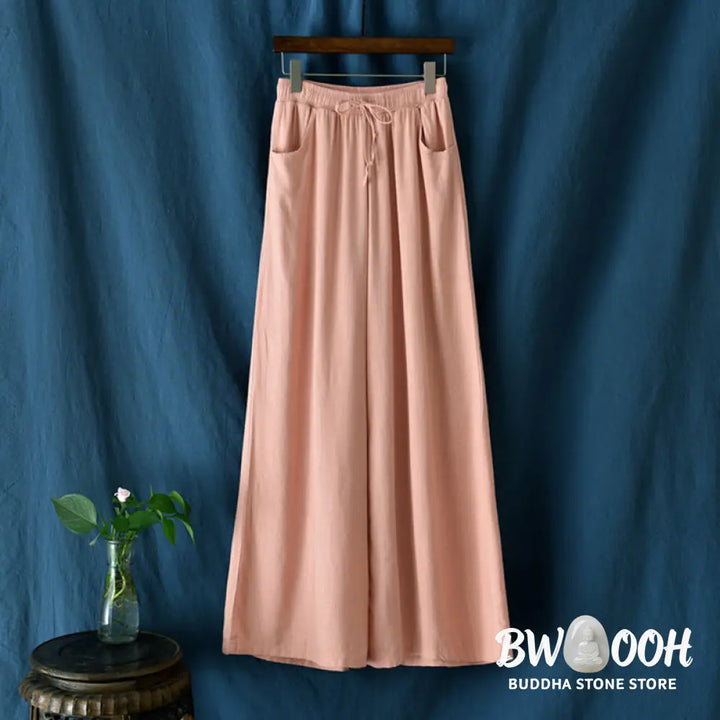 BWOOOH printed wide-leg yoga pants - Plain Wide Leg Pants Dance Women&