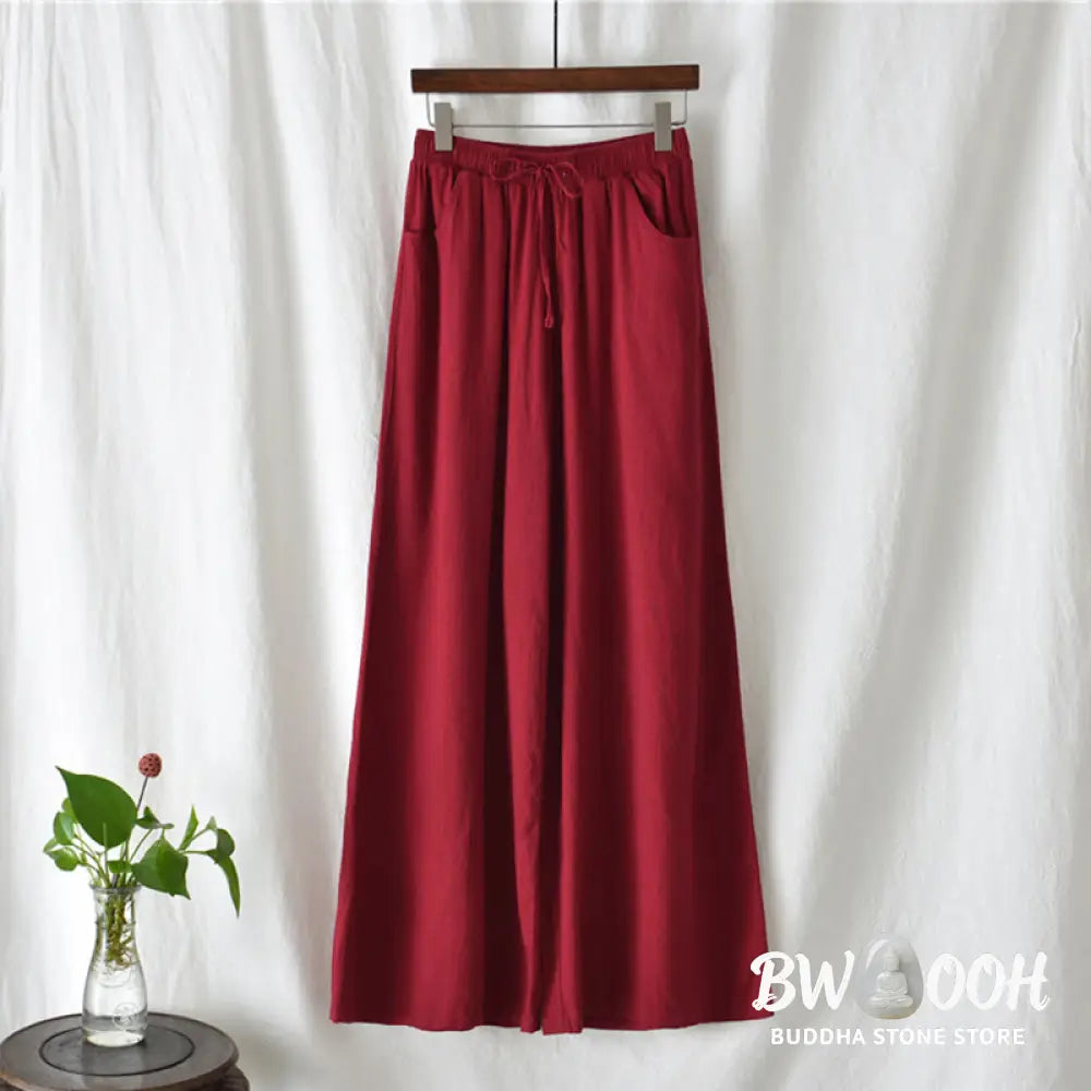 BWOOOH printed wide-leg yoga pants - Plain Wide Leg Pants Dance Women&