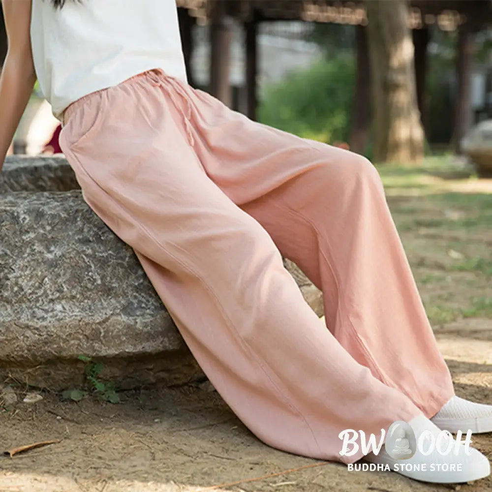 BWOOOH printed wide-leg yoga pants - Plain Wide Leg Pants Dance Women&