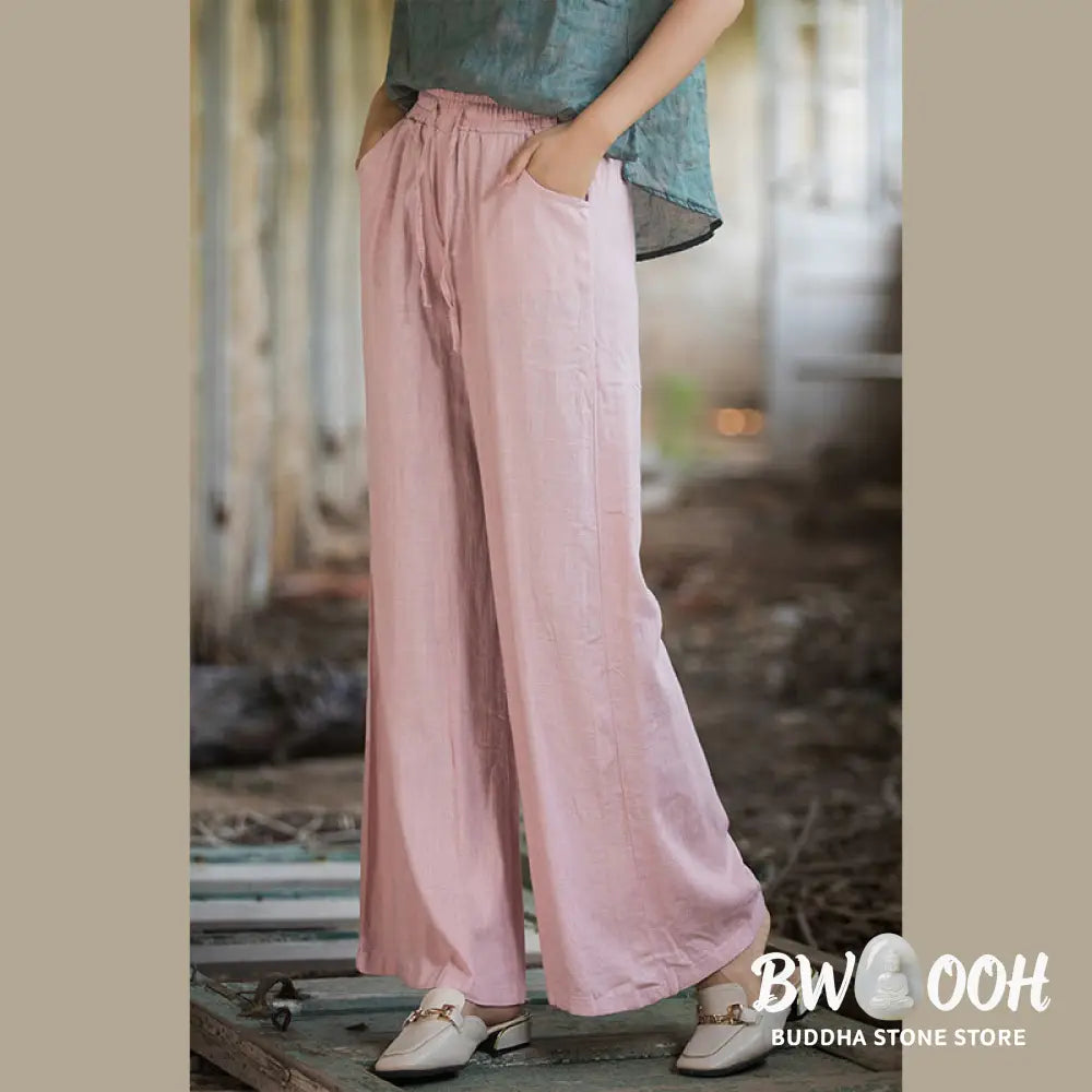 BWOOOH printed wide-leg yoga pants - Plain Wide Leg Pants Dance Women&