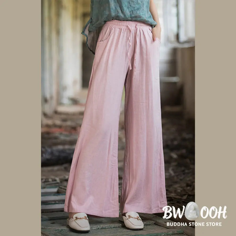 BWOOOH printed wide-leg yoga pants - Plain Wide Leg Pants Dance Women&