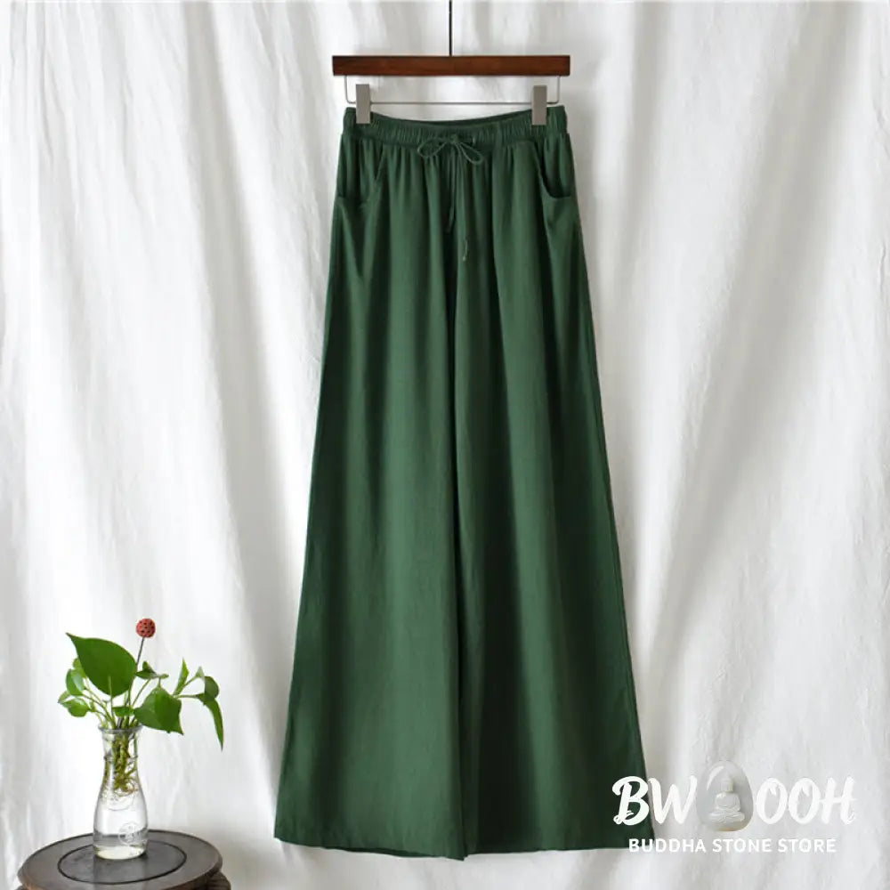 BWOOOH printed wide-leg yoga pants - Plain Wide Leg Pants Dance Women&