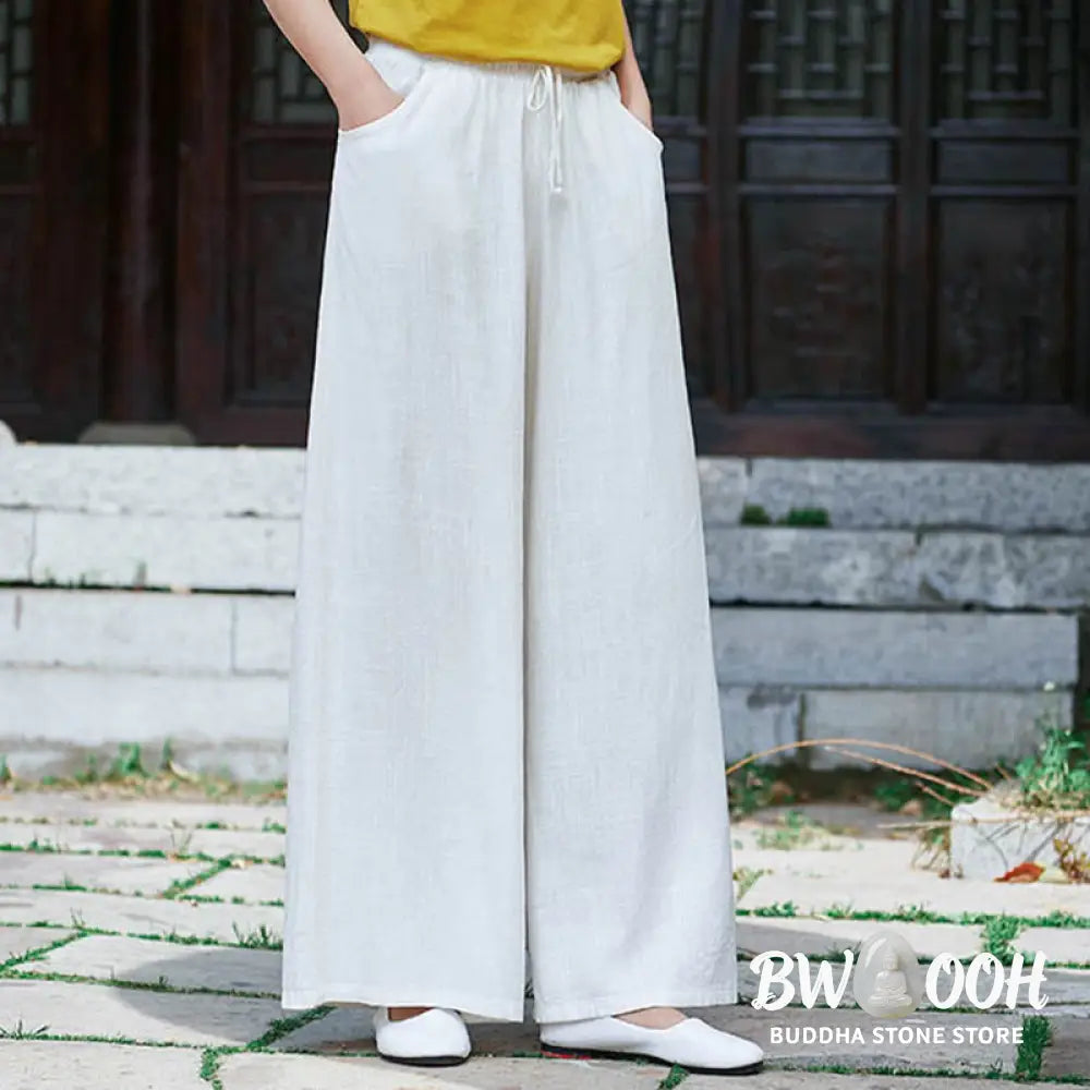 BWOOOH printed wide-leg yoga pants - Plain Wide Leg Pants Dance Women&