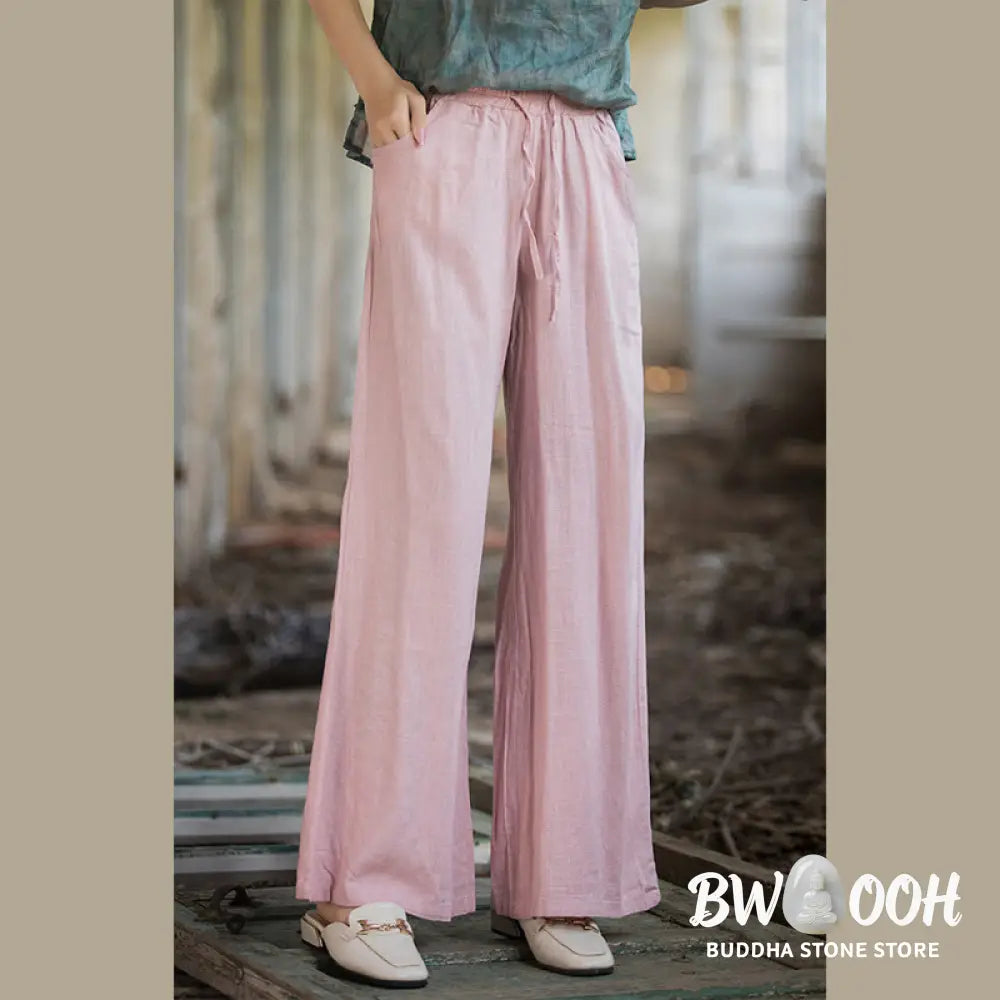BWOOOH printed wide-leg yoga pants - Plain Wide Leg Pants Dance Women&
