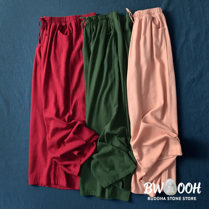 BWOOOH printed wide-leg yoga pants - Plain Wide Leg Pants Dance Women&
